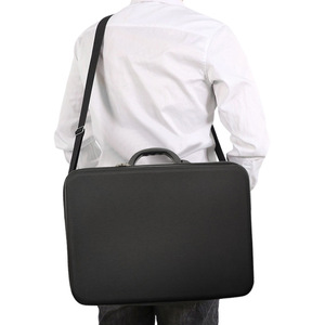 Peng Gong Laptop Case 18-Inch EVA Oxford Cloth Zipper Closure Business Travel Bag Black - Product Image 4