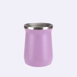 Portable Mini Stainless Steel 8oz <b>Insulated</b> Eggshell Texture <b>Mug</b> - Product Image 3