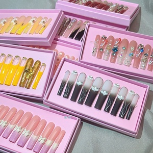 <span class=keywords><strong>Ongles</strong></span> artificiels en acrylique faits main sur mesure, à pression, couvrance totale, pour le nail art DIY <span class=keywords><strong>ou</strong></span> l'utilisation en salon, vente en gros - Product Image 6