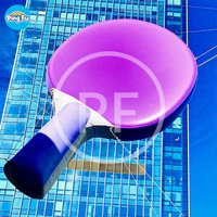 Raquettes de ping-pong gonflables sur mesure Raquette de tennis gonflable professionnelle Ballon de sport gonflable pour la publicité