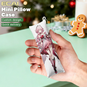 Portachiavi Promozionale Personalizzato a Forma di Cuscino con Cartoni Animati e Anime, Portachiavi Kpop Personalizzato, Mini Cuscino Portachiavi - Product Image 2