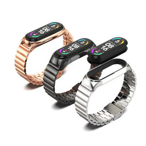 ShanHai-<span class=keywords><strong>Correa</strong></span> de <span class=keywords><strong>Metal</strong></span> para reloj inteligente, pulsera de <span class=keywords><strong>Metal</strong></span> para <span class=keywords><strong>Mi</strong></span> <span class=keywords><strong>Band</strong></span> 7, <span class=keywords><strong>6</strong></span>, 5, 4 y 3, NFC - Product Image 1