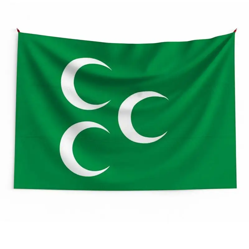 Drapeaux du monde en polyester imprimés personnalisés par couleur drapeau de l'Empire ottoman 100x150 Cm 100% drapeaux en gros de taille personnalisée en polyester