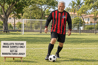 Maillot de football à manches longues pour hommes en vert matcha avec col rond pour les équipes de football à 5, maillot uniquement pour les commandes d'équipes