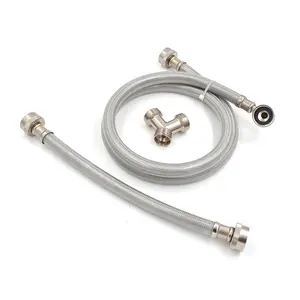 Support oem odm extra long ss304 braided cupc nsf lead free flex steam dryer hose