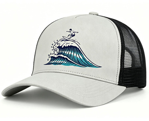 Custom Mesh Snap-Back <b>Baseball</b> <b>Cap</b> Unisex Surf Wave Trucker <b>Cap</b> Unisex Mesh Adjustable Comfortable And Breathable - Product Image 2