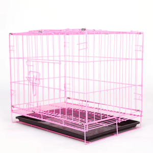 <span class=keywords><strong>Cage</strong></span> pour chien de grande taille, en fil de fer, pliable, avec plateau et boîte en plastique, vente en gros d'usine, taille personnalisable - Product Image 3