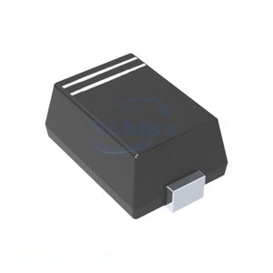 Single Diodes RB751CS-40T2R In Stock Wholesale Electronic Components 2-SMD, Flat Leads DIODE SCHOTTKY 30V 30MAVMN2 - Product Image 1