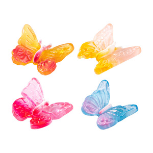 Mini papillons, accessoires pour maison de poupée, mini figurines d'animaux en résine pour artisanat, bricolage, jardin féerique, micro-aménagement paysager, décoration - Product Image 5