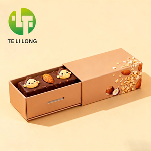 Caja <span class=keywords><strong>de</strong></span> Regalo <span class=keywords><strong>de</strong></span> Chocolate con Papel Dorado Personalizada para el Día <span class=keywords><strong>de</strong></span> <span class=keywords><strong>San</strong></span> Valentín, Cajas <span class=keywords><strong>de</strong></span> Regalo Premium para Barras <span class=keywords><strong>de</strong></span> Chocolate - Product Image 1