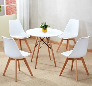 Plastic Chaise Plastique Commercial Furniture Restaurant Chair Design Wood Leg Plastic Chair Chaise En Plastique