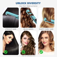 Lisseur à cheveux professionnel RUCHA de haute qualité avec logo personnalisé, fer plat LCD 450F, lisseur à cheveux au plasma en gros