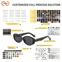 Lunettes de soleil ovales TWOOO T1801 avec logo personnalisé, verres marron, protection UV400 haut de gamme, nouvelles lunettes de vacances, vente en gros