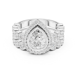 Anillo de Compromiso Solitario con Diamante de Laboratorio de Proveedores Verificados, con Estilo Moderno, Hecho a Mano para Mujer - Product Image 4