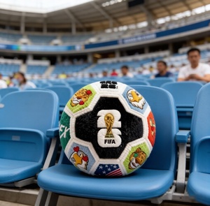 Coussin décoratif brodé <span class=keywords><strong>Coupe</strong></span> <span class=keywords><strong>du</strong></span> <span class=keywords><strong>Monde</strong></span> <span class=keywords><strong>FIFA</strong></span> 2026 avec mascotte et drapeau national, cadeau pour supporter de football, décoration de canapé - Product Image 3