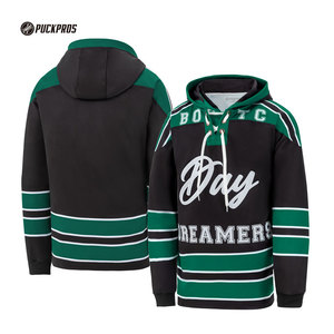 Biểu tượng tùy chỉnh Hockey Ice mặc thăng hoa giải quyết Twill Ice hockye Hoodies với cổ áo ren lên - Product Image 6
