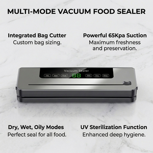 Scelleuse <span class=keywords><strong>sous</strong></span> <span class=keywords><strong>vide</strong></span> automatique de haute qualité à écran tactile pour usage domestique avec coupe-sacs et aspiration externe pour la conservation des aliments - Product Image 6