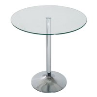 Meubles de maison, base moderne en argent, table de billard ronde, table basse en verre moderne, table basse ronde de 80cm