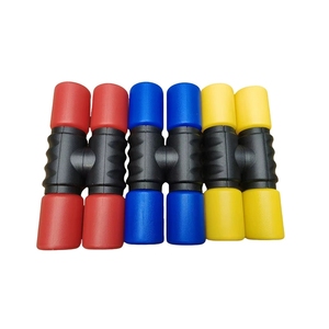 ของเล่นทรายสำหรับเด็กอนุบาล หลอดทรายพลาสติกคู่ ค้อนทรายเขย่ามือ เครื่องดนตรีประกอบการแสดงบนเวที - Product Image 5