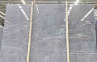 Dalle de marbre naturel gris royal poli, grande dalle moderne pour mur de villa, revêtement de sol et plan de travail