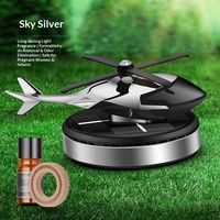 Diffuseur de parfum pour voiture, désodorisant métallique à énergie solaire, parfum léger longue durée, décoration haut de gamme, accessoires de voiture