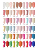 FZANEST 60 couleurs HEMA FREE Gel et vernis à ongles ensemble ongles pastel Macaron et bonbons couleurs collection ongles professionnels