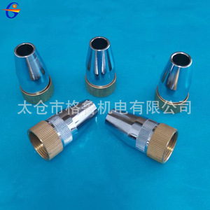 ฝาครอบป้องกันหัวเชื่อม 500A ชุบทองแดงสำหรับหุ่นยนต์เชื่อม - Product Image 1