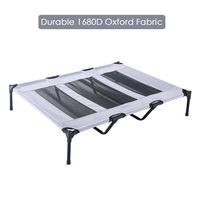 Tissu Oxford Durable multi-taille pour l'extérieur, personnalisé, grande tente pour chien, lit avec tapis de refroidissement respirant