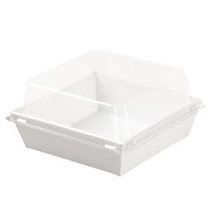 Cajas para Sándwiches, Envases para Hornear, de Papel y Plástico, Rectangulares, Desechables, para Almacenamiento de Alimentos, Caja para Pastel, Contenedor para Llevar, HDPE Primario - Product Image 4