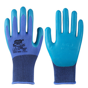 Chuangxin L108 Latex <b>Gloves</b> Full Texture Anti Slip Construction Safety <b>Gloves</b> - Product Image 1