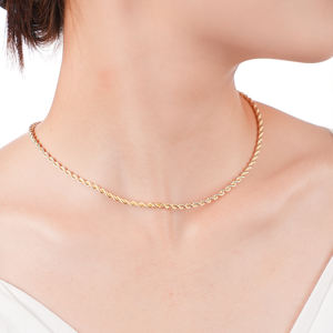 أفضل اختيار للموضات العصرية الرائعة الفاخرة مجوهرات نسائية 18 قيراط الذهب قلادة مصمم للارتداء اليومي - Product Image 6