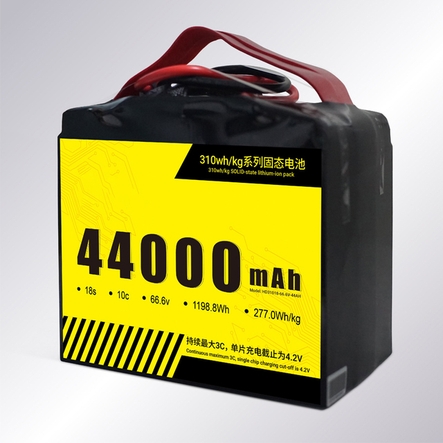 Solid State 6S/12S/14S Lithium Ion Drone Battery Pack 36Ah 44000mAh High Density UAV Battery