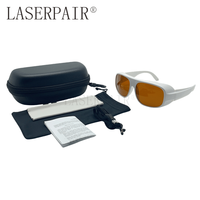 Lunettes de sécurité laser à monture intégrale en polycarbonate OD7+ TR90, protection des yeux 180-534nm & 740-1095nm, certifiées CE