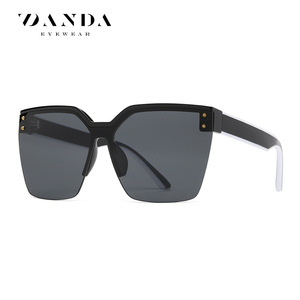 DANDA Sunglasses 6505 Rimless Rectangle UV400 Women Fashion <b>Large</b> <b>Frame</b> - Product Image 5
