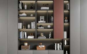 Bibliothèque en bois pour bureau à domicile, bibliothèque en bois moderne pour bureau à domicile, salon, chambre à coucher, école, hôtel, présentoir pour meubles de maison - Product Image 6