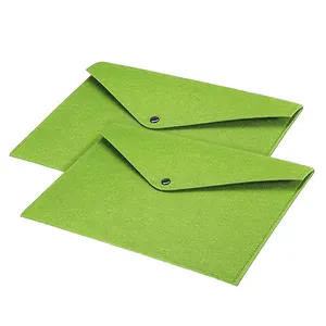 Wholesale Hot Selling Custom Logo Printed Felt Folder Expanding A4 File Folder Felt Document Bag