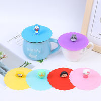 Couvercle en Silicone de haute qualité tasse à café en Silicone couvercle mignon réutilisable Carton Silicone tasse à boire couvercles couverture pour tasses