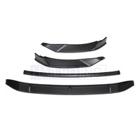 HAILED 4PCS Pare-chocs Avant Lèvre Splitter Spoiler pour VW Passat Variant B8 2017-2022 Protecteur Corps Kit Accessoires De Voiture Noir