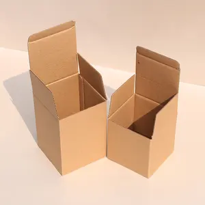 Fabrik preis Glas Handwerk Wellpappe starre Honig Paket boxen benutzer definierte gefaltete Glasbox