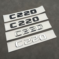 Emblèmes et autocollants de coffre arrière ABS pour Mercedes E63 C63 S63 E400 C400 C43 – Usage unique