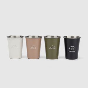 304 Stainless Steel Camping Cup Portable Lightweight Beer Beverage Water <b>Mug</b> Foldable Storage <b>Set</b> for Travel Hiking Picnic - Product Image 4
