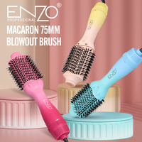 ENZO Sèche-cheveux Brosse 4 en 1 Professionnel One Step Sèche-cheveux Styler Volumizer Céramique Portable Peigne à Air Chaud