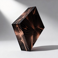 Boîtes d'emballage de luxe imperméables avec aimant, boîte cadeau magnétique 3D, petit carton pour bijoux, couleur personnalisée