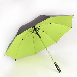 Paraguas de Golf QX Personalizado de Alta Calidad, Tamaño Grande, Varillas de Color, Recto, 27 Pulgadas, 8K, Semi-Automático - Product Image 3