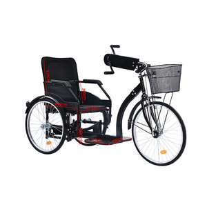 Chine Tricycle à handicap manuel personnalisable confortable facile à transporter équipement de rééducation de recul de <span class=keywords><strong>fauteuil</strong></span> <span class=keywords><strong>roulant</strong></span> manuel - Product Image 1