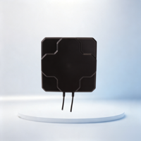 Antena de Panel Celular 4G LTE Multibanda de 18dBi, Negra, 698-2690MHz, Direccional para Exteriores, para Router CPE y Repetidor