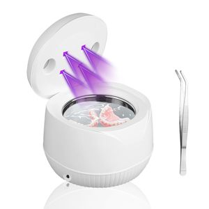 दंत झूठे दांत कंटेनर कंटेनर कंटेनर मुंह गार्ड दंत अल्ट्रासोनिक डेन्चर क्लीनर - Product Image 1