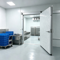 Chambre froide à économie d'énergie pour la viande ; Panneaux isolants ignifuges B1 pour la sécurité alimentaire ; Chambre froide personnalisée pour la transformation de la viande