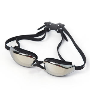 Lunettes de natation en silicone confortables, <span class=keywords><strong>HD</strong></span>, étanches, professionnelles, anti-buée, pour myopes, prix direct usine, décontractées, PC - Product Image 1