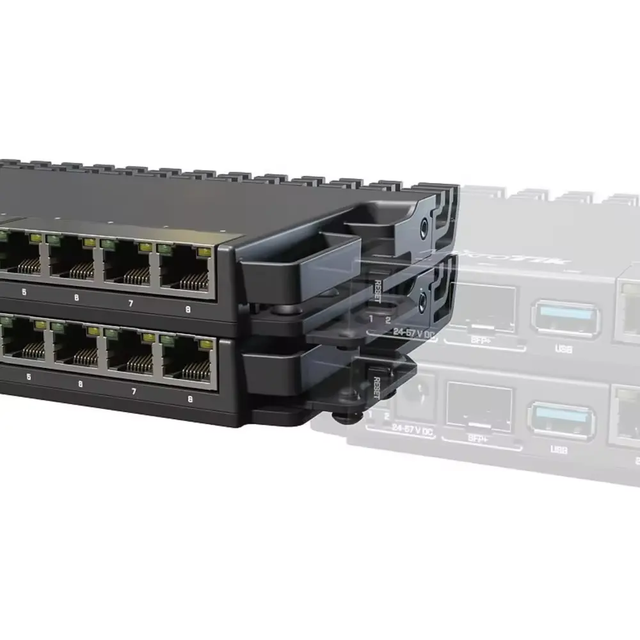 RB5009UG+S+IN 1G and 2.5G Ethernet 10G SFP+ Cage SFP+ USB 3.0 RB5009UG S in PoE Enterprise Router